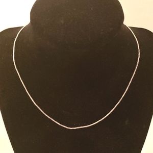 Sterling Silver Chain 14.5 Inches Long. Liquid Silver Type Chain